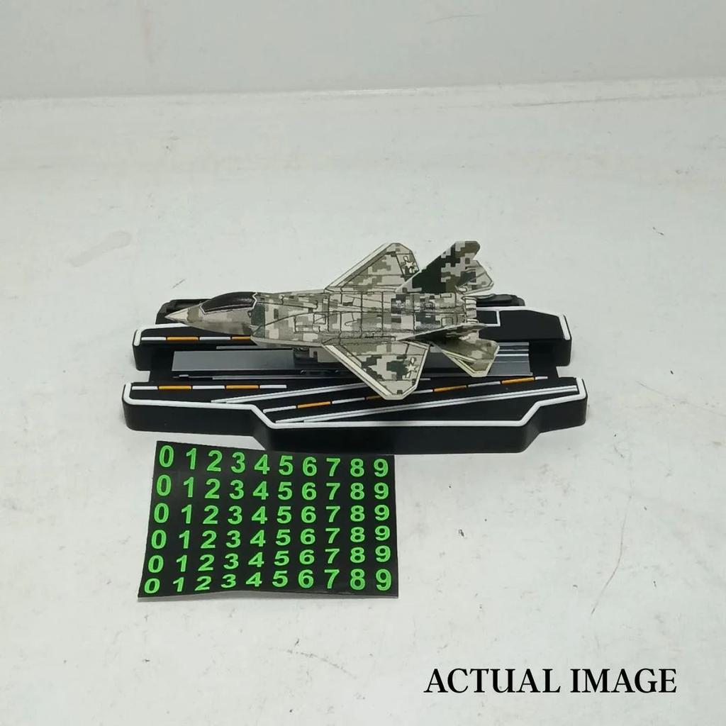 Sliding Fighter Jet Dashboard Decor – With Hidden Phone Number Display — photo 8