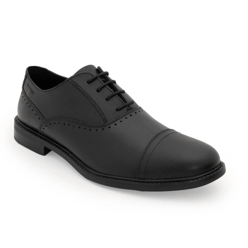 Oxford Shoes for Men in Black | Formal Leather Shoes — 6 / Black
