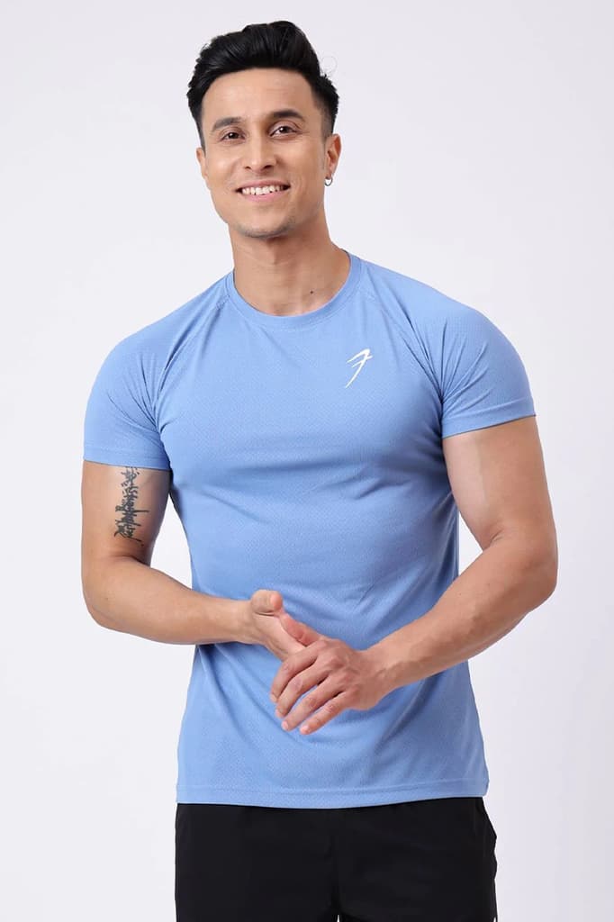 Slate T-shirt Light Blue — S