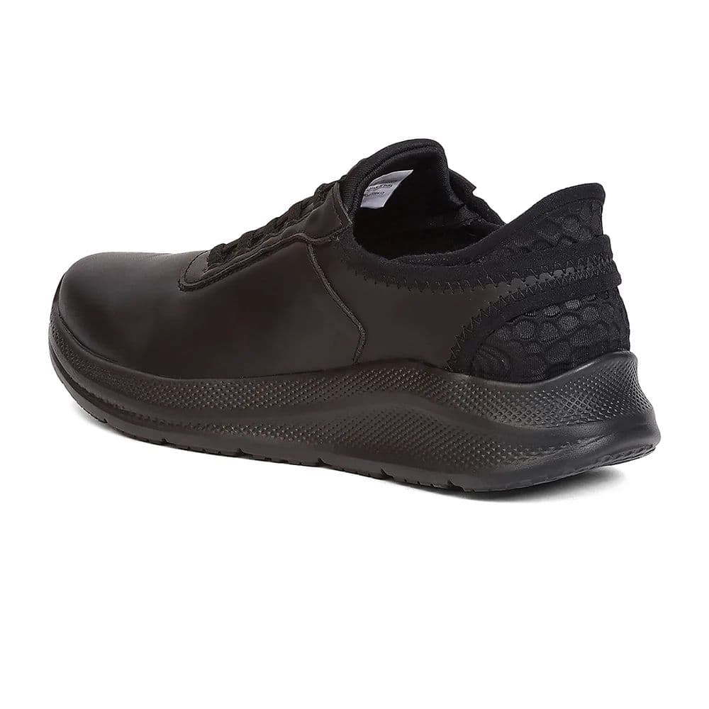 Leap7X EAZYSCHL-1 Kids' Black School Shoes - SCHOOL EASYGO with Memory Foam Comfort — photo 3