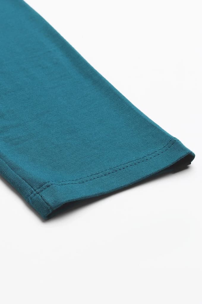 Teal Green Solid Tights — photo 8