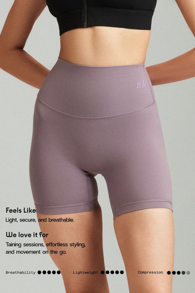 Mauve OnTheGo Shorts — photo 6