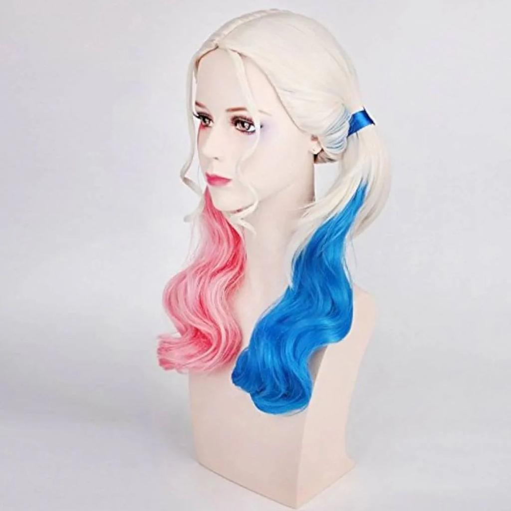 Joker n Harley Quinn Cosplay Wigs – Halloween Costume Hair — photo 2