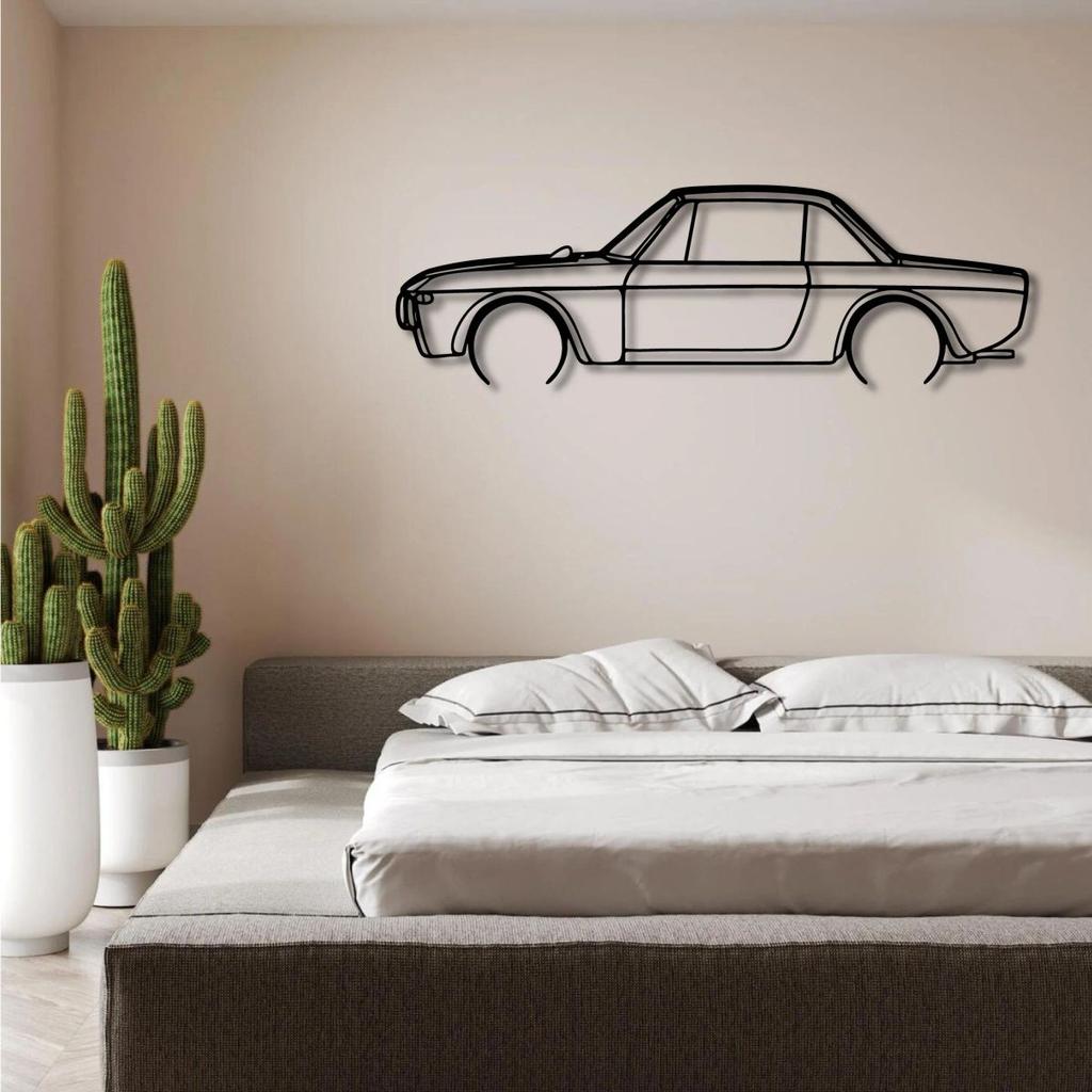 LANCIA FULVIA BERLINA SERIES II METAL WALL ART — photo 3