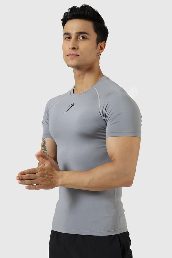 Compression T-shirt Sea Grey — photo 4