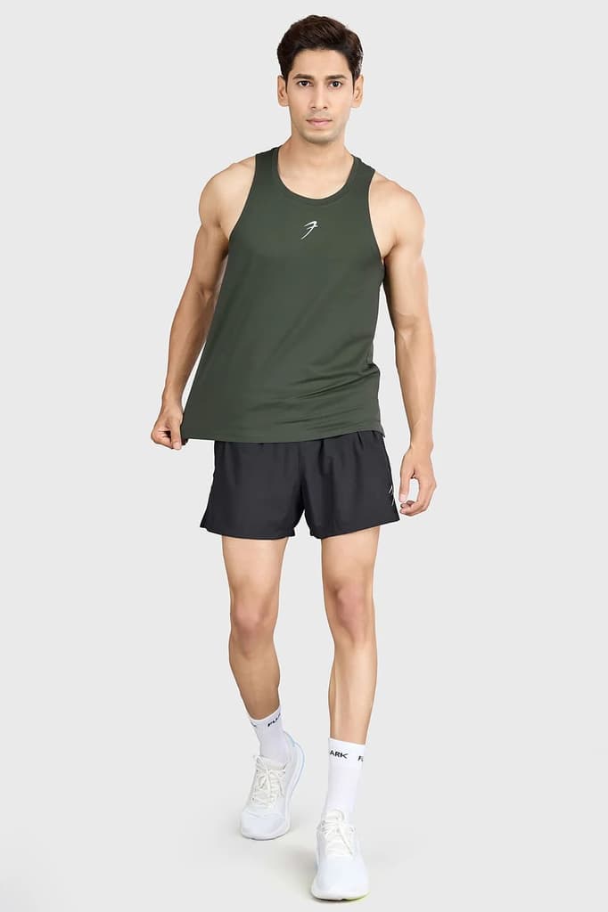 Pulse Running Tank Olive — photo 2