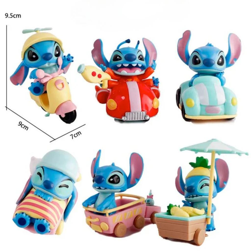 Stitch Riding Adventure PVC Figure – Cute Alien on Vehicle Series — photo 3
