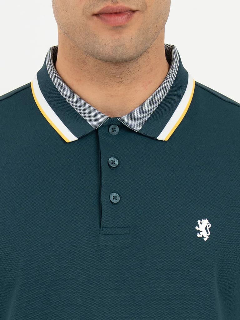 Polo T Shirts for Men in Deep Teal | Classic Polo T Shirts — photo 4