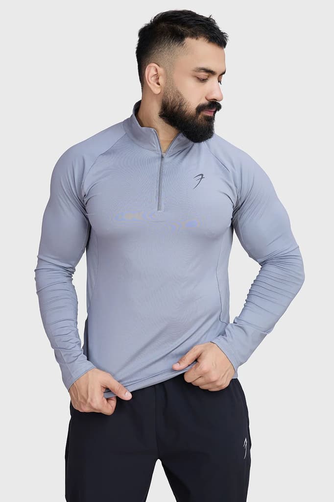 Thrive Pullovers Sea Grey — S