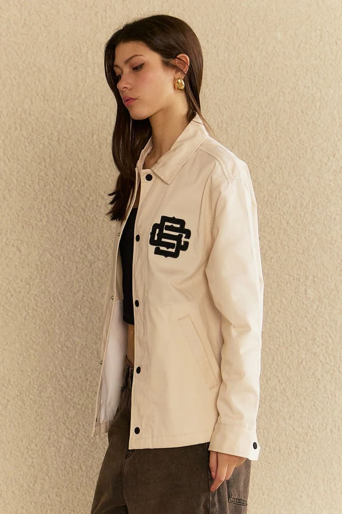 Off White Varsity Shacket — photo 6