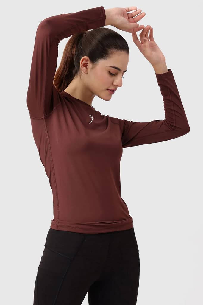 Compression Full T-shirt Brown — photo 5