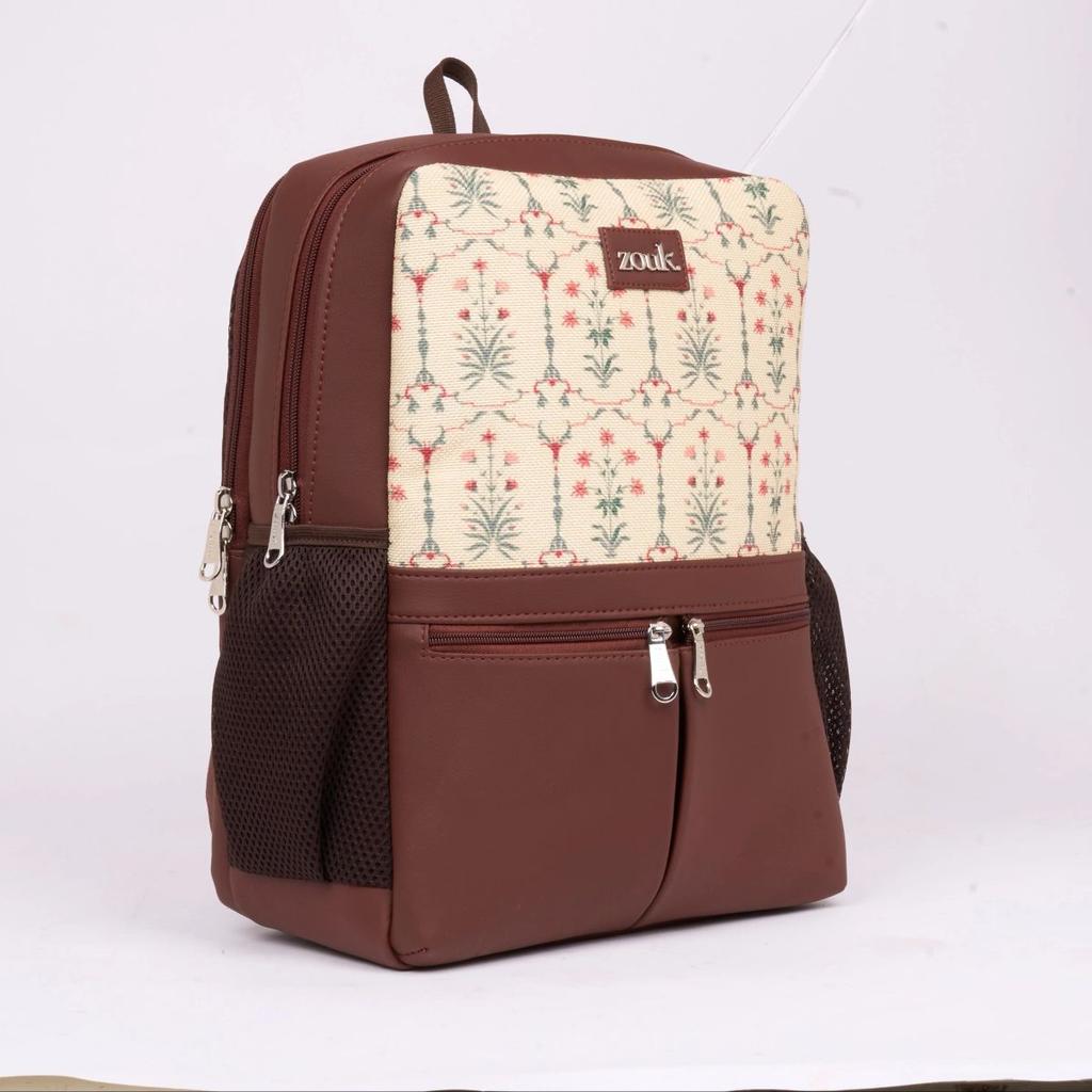 Taj Nakashi Office Backpack (Brown) — photo 3