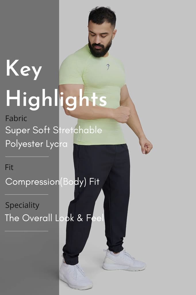 Compression T-shirt Lime — photo 6