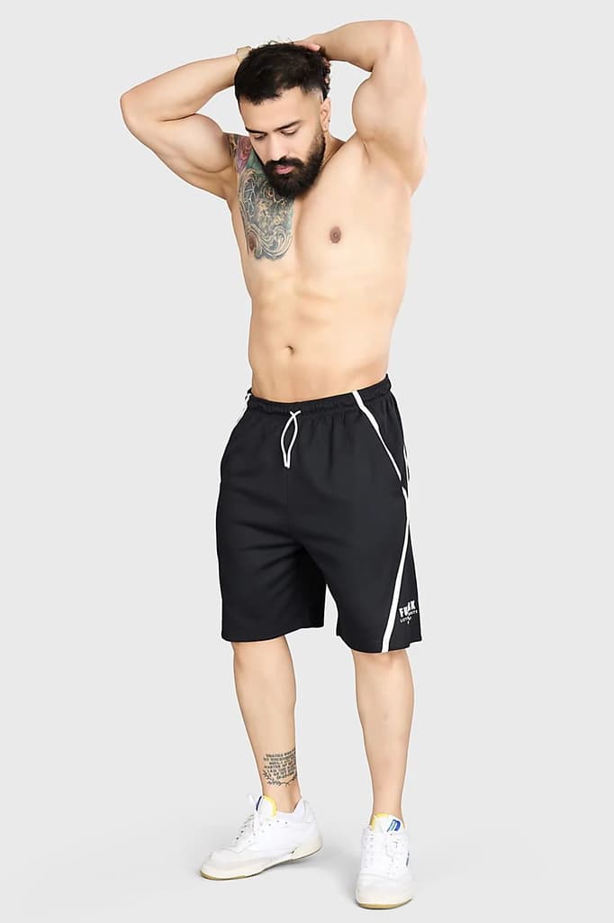 Drip Oversized Shorts Black — photo 2