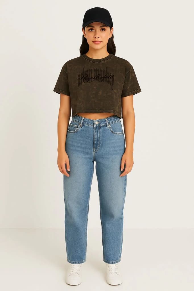 Made Like A Gun Cropped Tee 001_Royal Enfield x Urban Monkey — photo 10