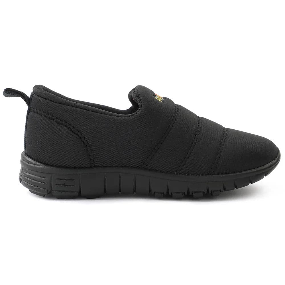 Lucy & Luke Black Sports Non Lacing Walking Shoes For Kids 2123-34 By Liberty — photo 2