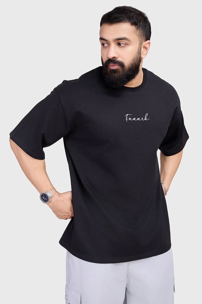 Bold Oversized T-shirt Black — photo 6