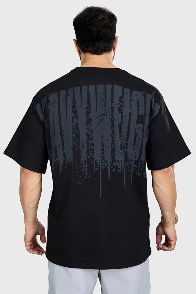 Heavyweight Oversized T-shirt Black — photo 2
