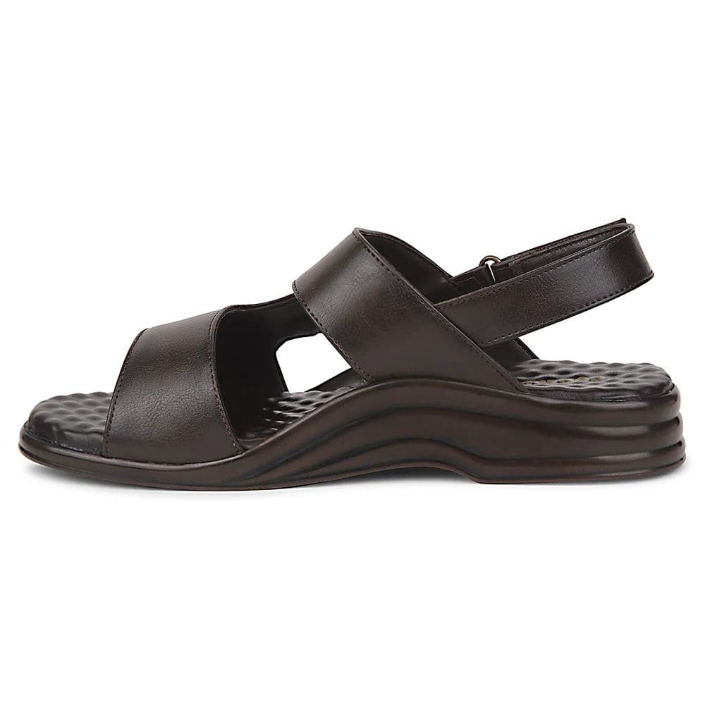 Coolers Brown Formal Sandal For Men 7123-140 By Liberty — photo 3