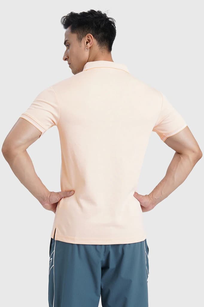 Heritage Polo T-shirt Peach — photo 6