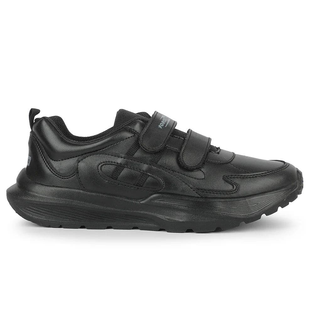 Force 10 ELITESTP-V Black School Uniform shoes for Kids by Liberty — photo 2