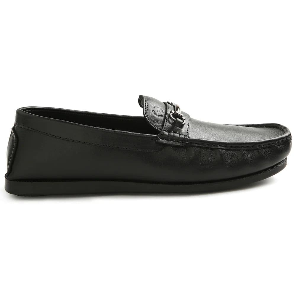 Healers Black Casual Loafers For Men S201-01 By Liberty — photo 2
