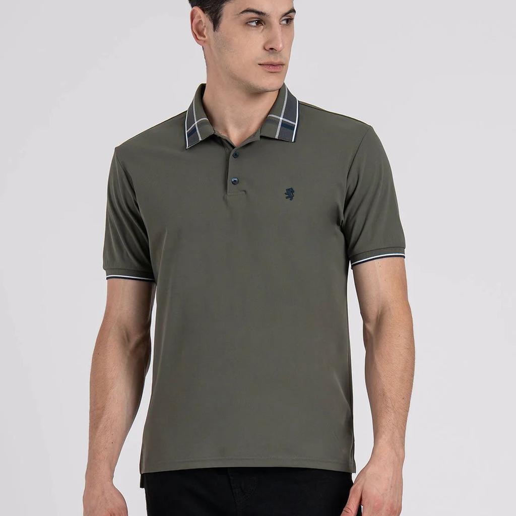 Jacquard Collar Polo T-shirt for Men | Premium Comfort | Sharp Look