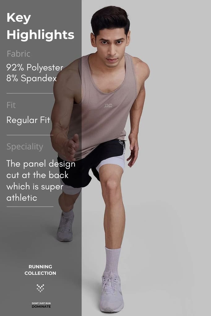 Sprint Running Tank Beige — photo 7