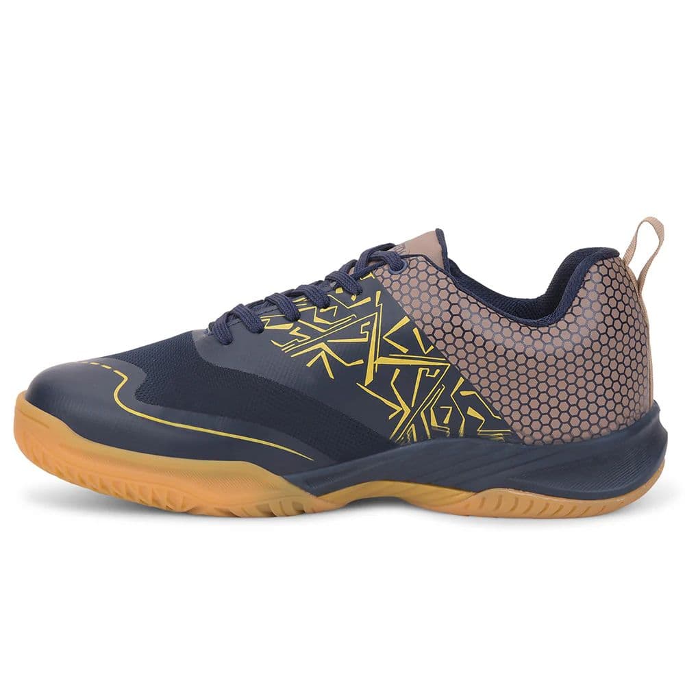 FREEDOM Navy Blue Sports Non-Marking Paddle/Pickleball & Badminton Shoes For Men UNESKO By Liberty — photo 3