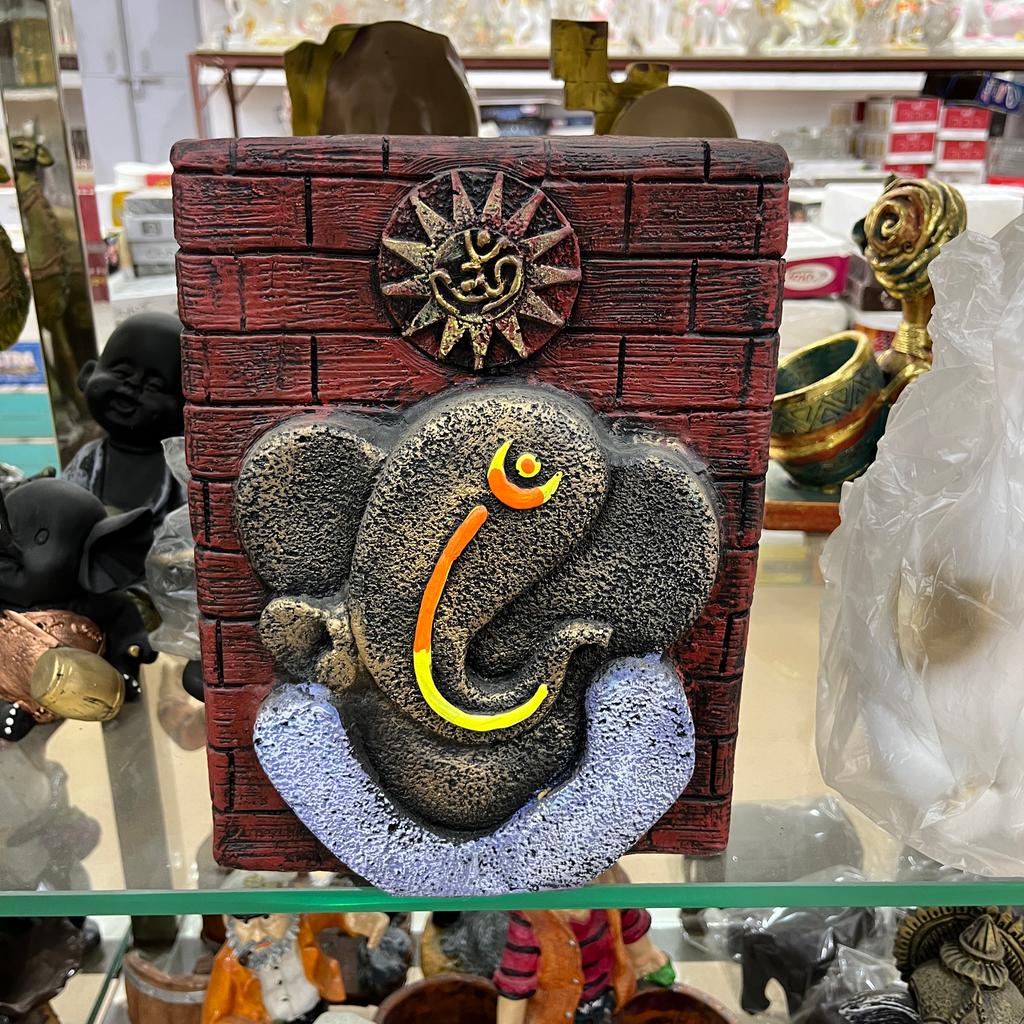 Hindu Elephant Statue | Sculpture | Stone | Brown