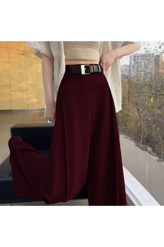 Front Pleat Formation Wide Pants — photo 7