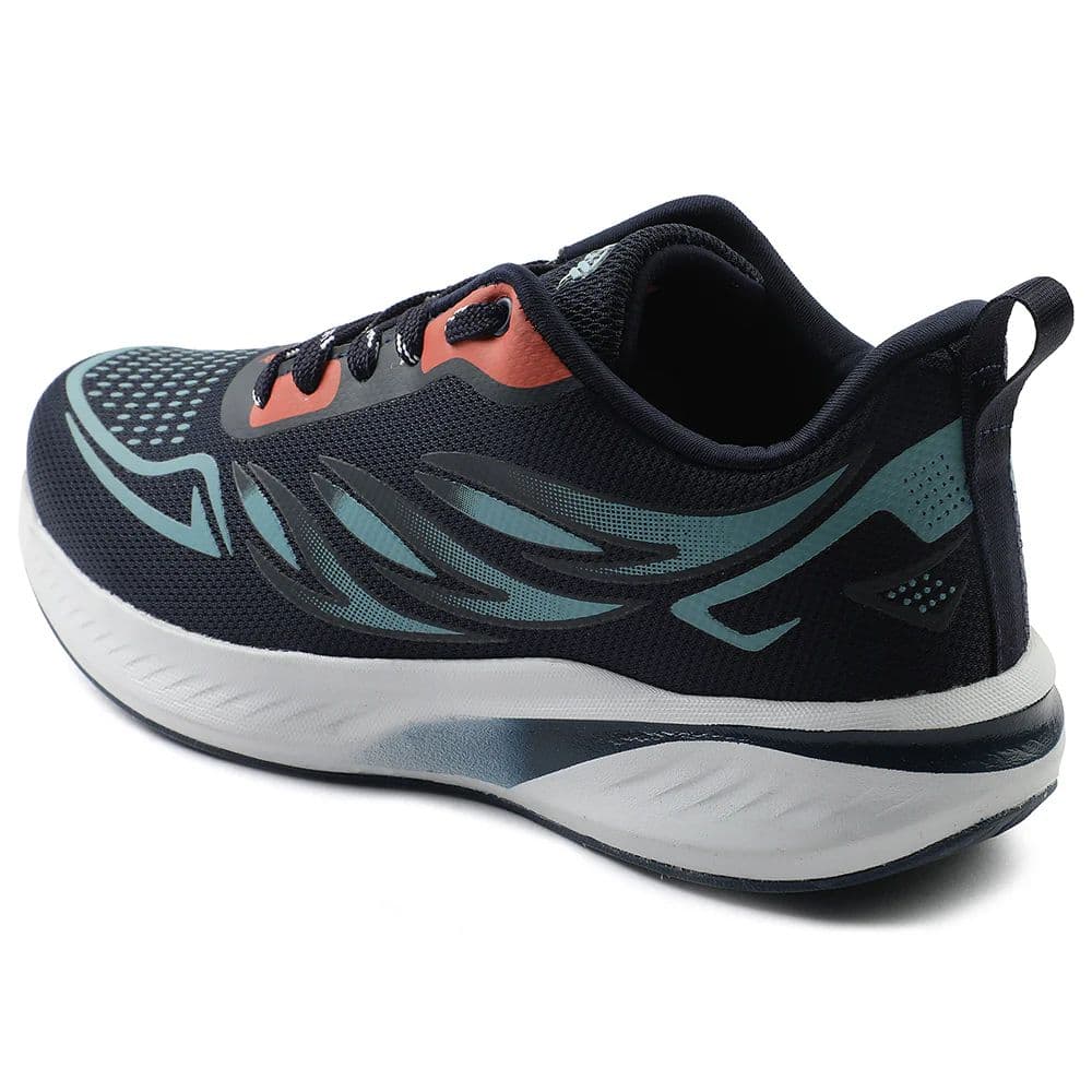 Leap7x Navy Blue Sports Lacing Running Shoes For Men CASIO By Liberty — photo 6