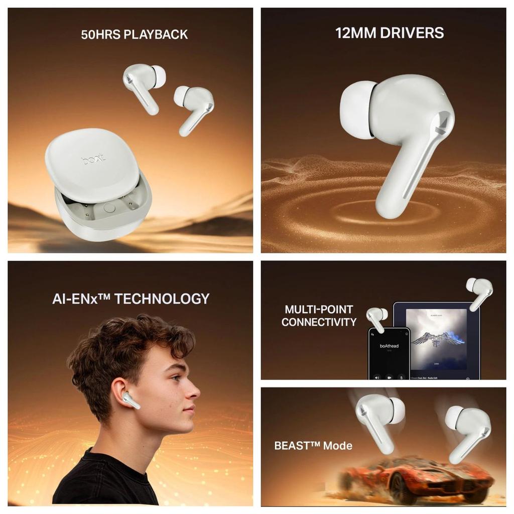 boAt Airdopes Prime 413 | Wireless Earbuds with 50 Hours Playback, BEAST™ Mode & Voice Assistant Support — photo 3