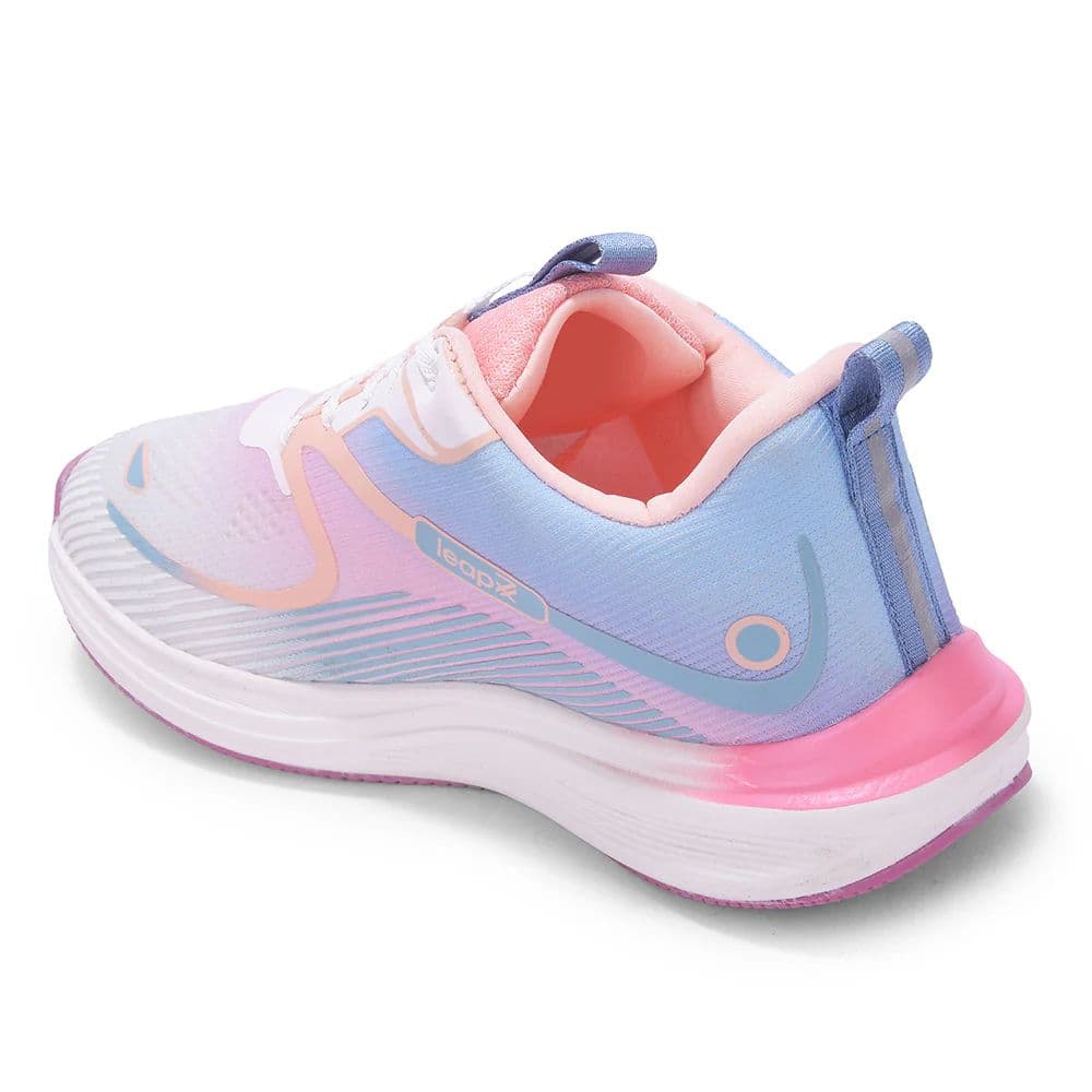 Leap7x SINESTAR-E Pink Sports Lacing Running Shoes For Women By Liberty — photo 5