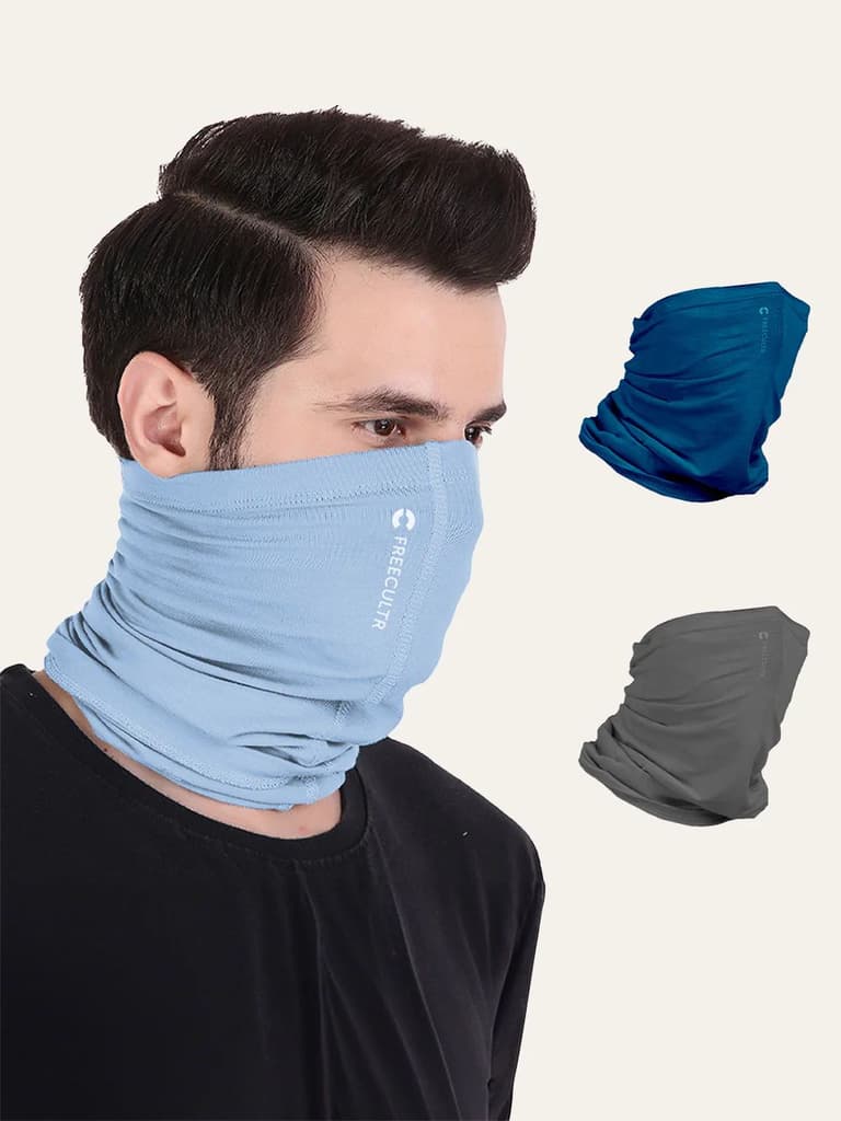 Unisex Organic Bandana Masks - Plain (Pack of 3) — photo 14