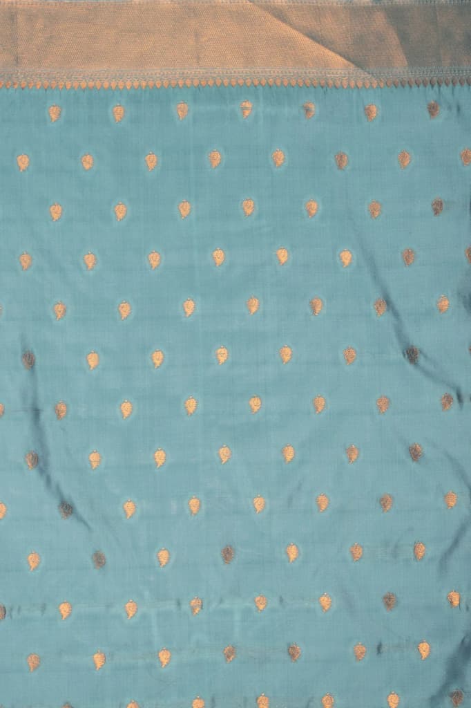 Mimosa Women's Woven Design Kanjivaram Style Art Silk Saree With Blouse Piece : SA00001760RMFREE — photo 9
