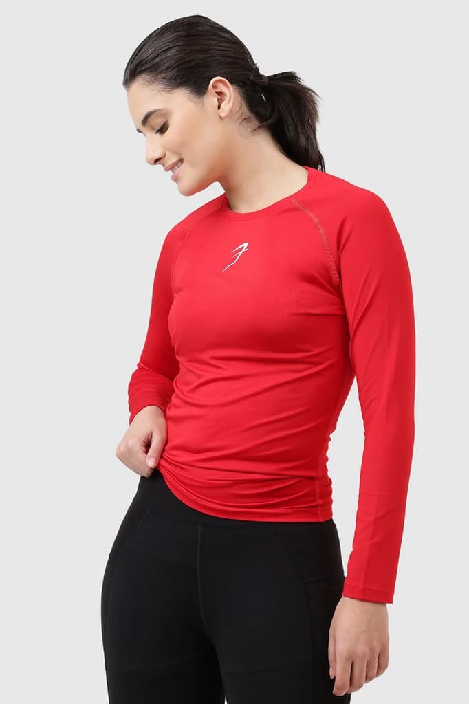 Compression Full T-shirt Red