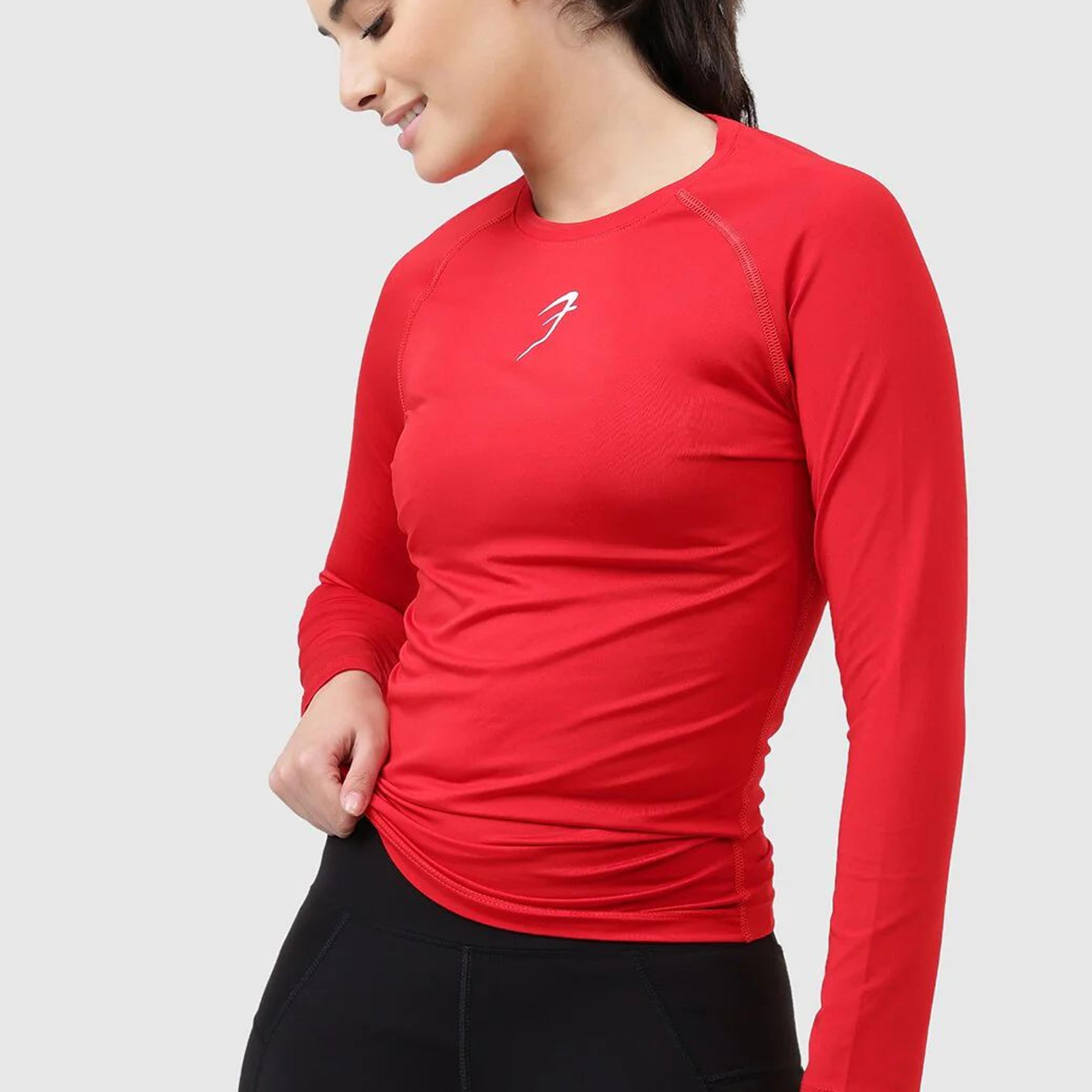 Compression Full T-shirt Red