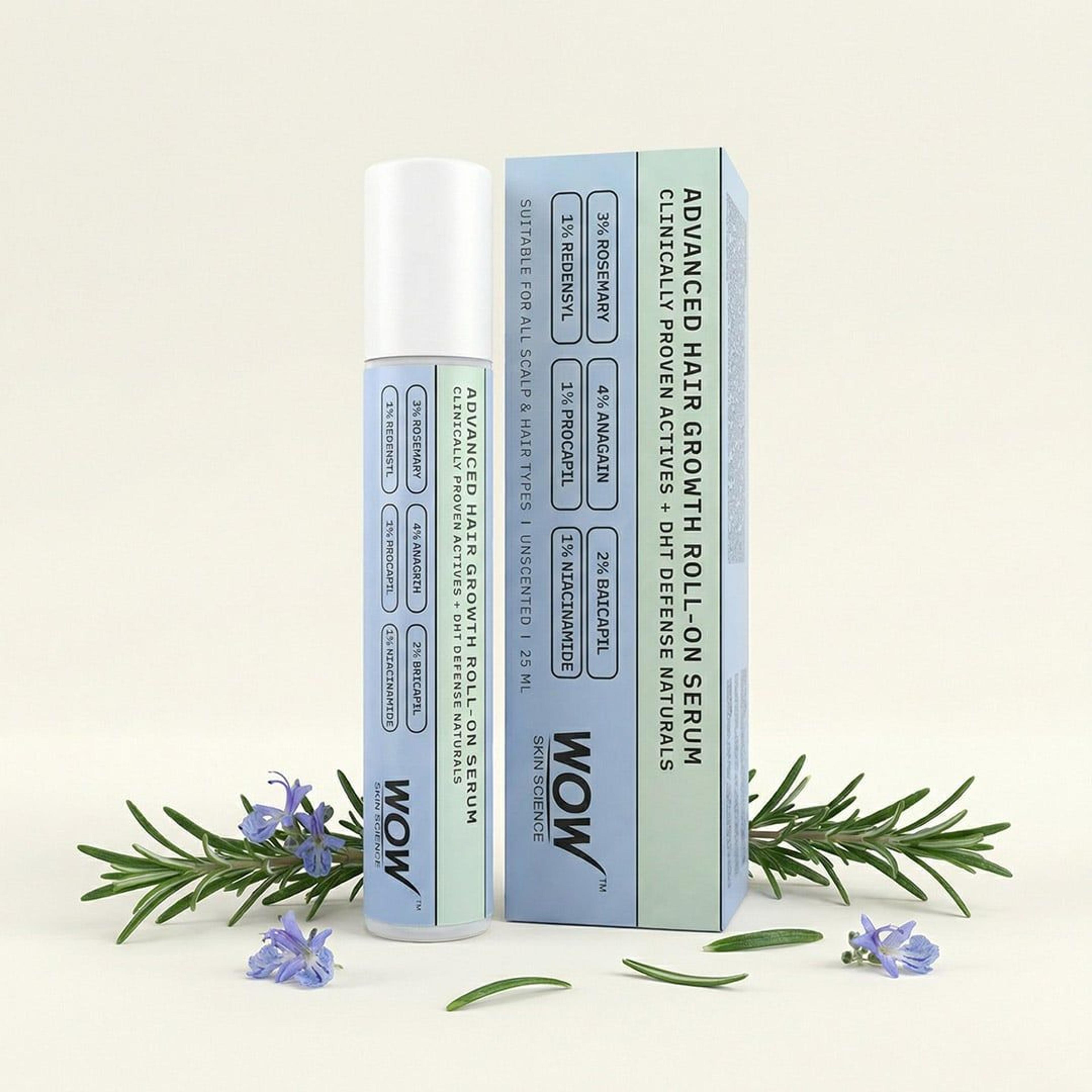Advanced Hair Growth Roll-On Serum Targeted DHT Defense