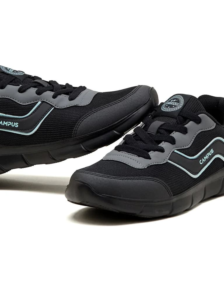 EVARO Black Men's Running Shoes — photo 7