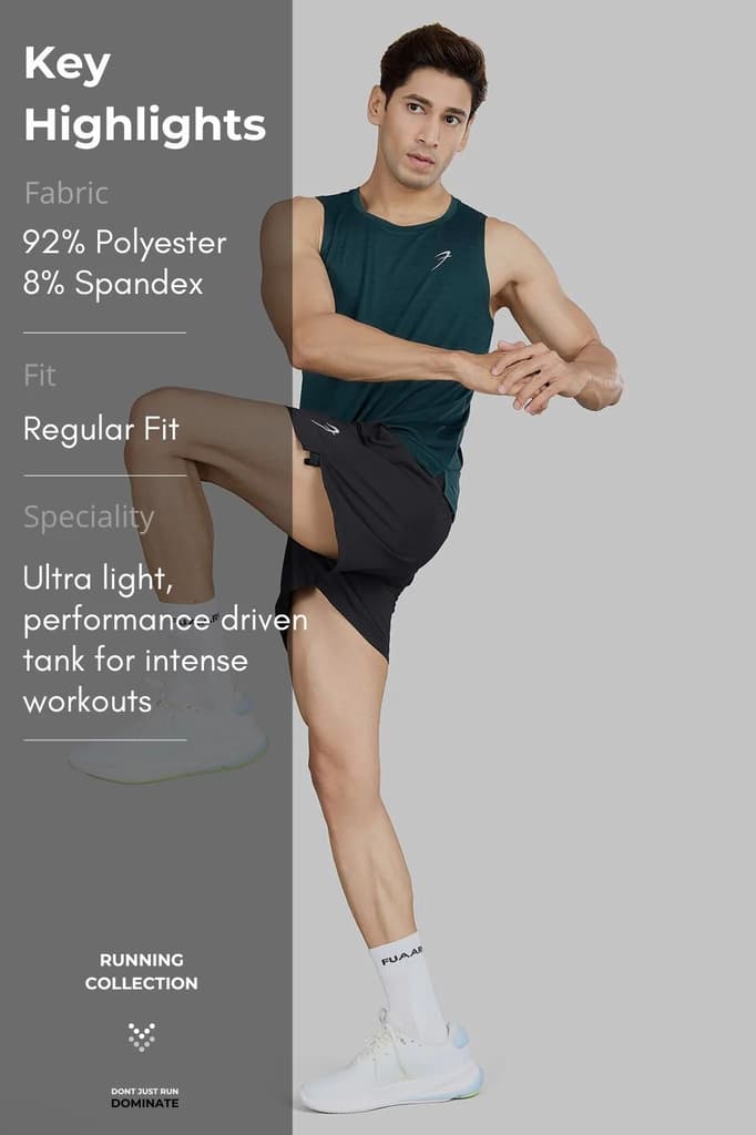 Ember Running Tank Bottle Green — photo 7