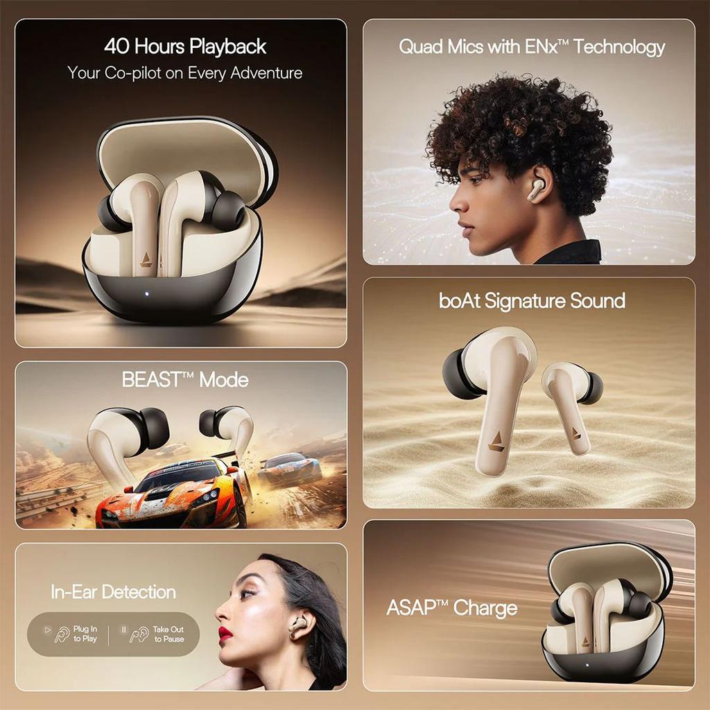 boAt Airdopes 131 Pro Buds | Wireless Earbuds with 40 Hours Playback, ENx™ Tech, BT v5.3, BEAST™ Mode, ASAP™ Charge — photo 4
