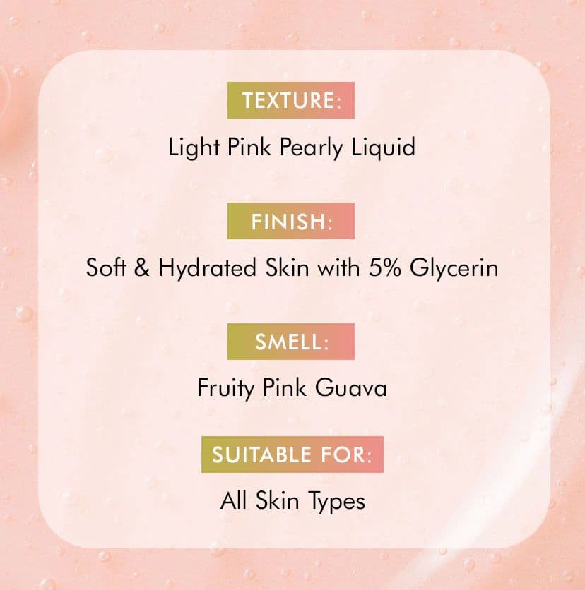 Guava Tini De-Tan Body Wash - 300 ml
