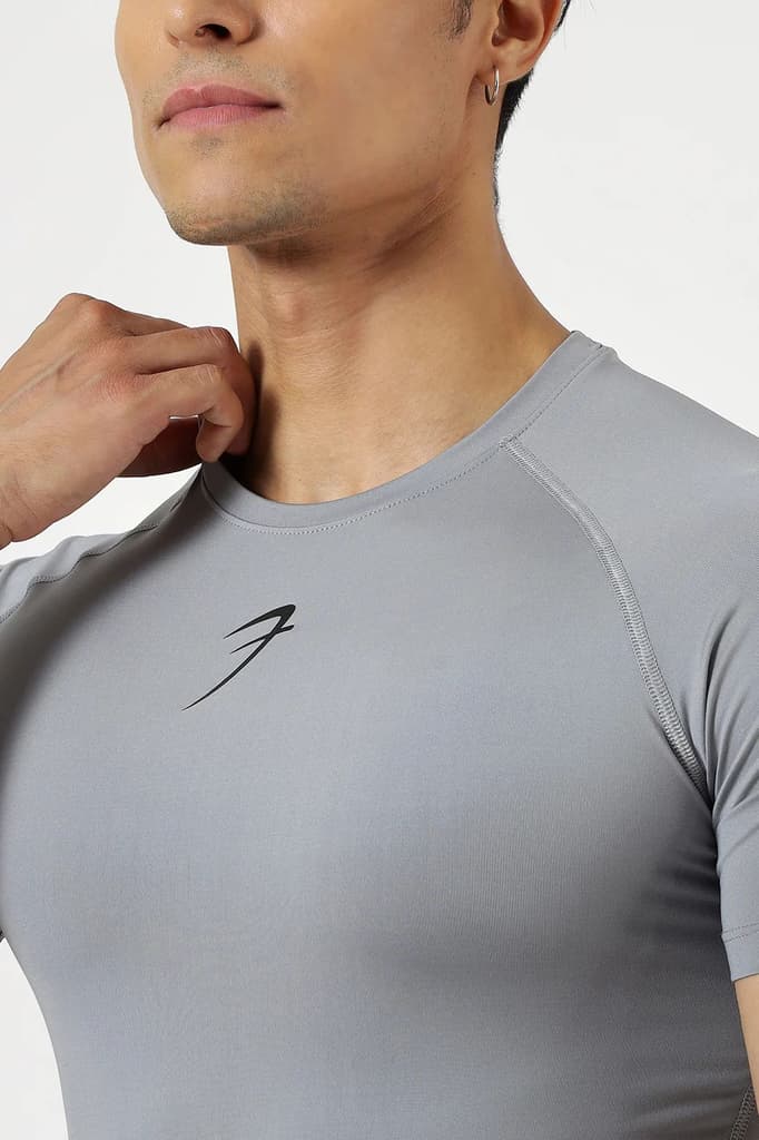 Compression T-shirt Sea Grey — photo 3