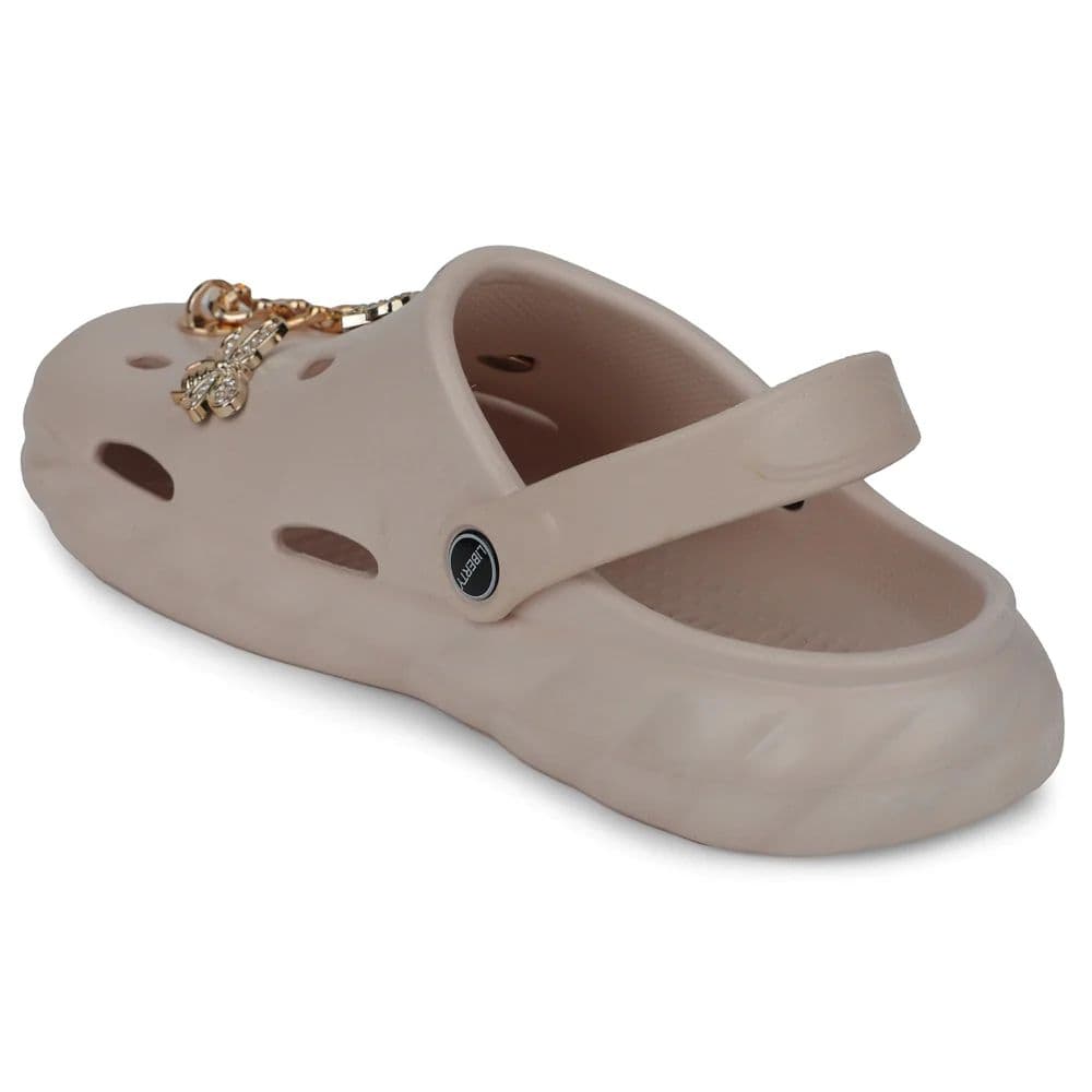 A-HA Peach Slingback Clogs For Women BEACHWALKL By Liberty — photo 5