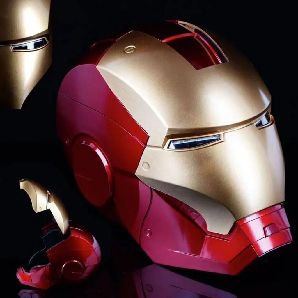 StarkTech Voice and Touch Helmet: Power-Up Iron Mask — Voice and Touch