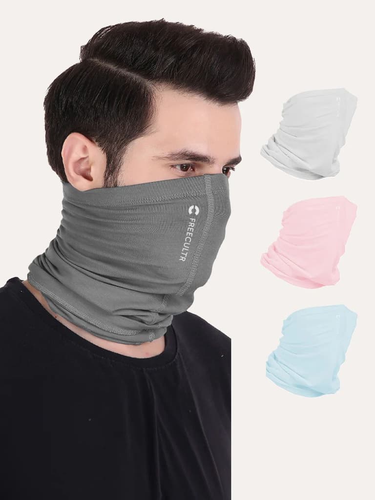 Unisex Organic Bandana Masks - Plain (Pack of 4) — photo 6