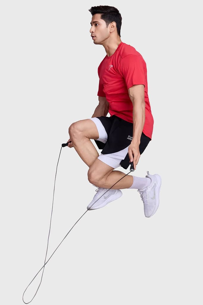 Laser Cut Running T-shirt Red — photo 6