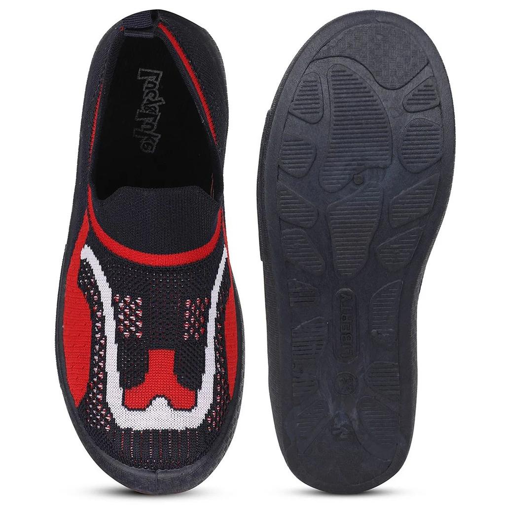 Lucy & Luke (Black) Casual Non Lacing Shoes For Kids 8152-1 By Liberty — photo 7