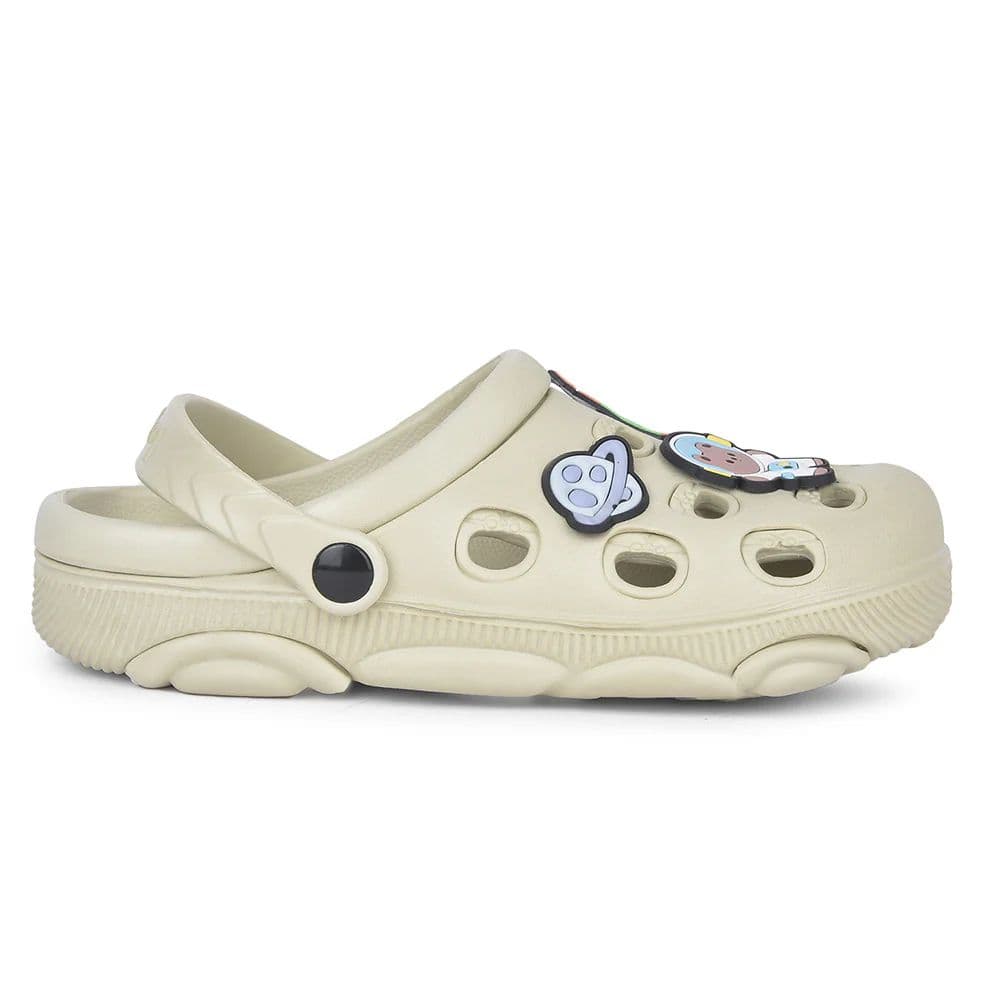Lucy & Luke Beige Slingback Clogs For Kids LPMXT-K834 By Liberty — photo 2